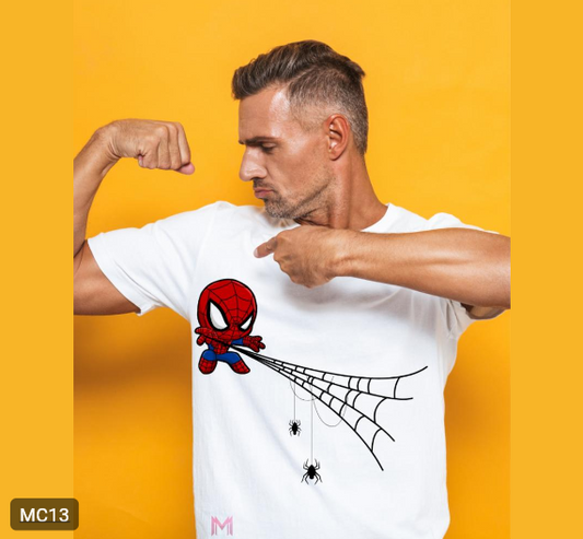 Maddock Corp Printed Men's Round Neck Half Sleeve Regular Fit T-shirt